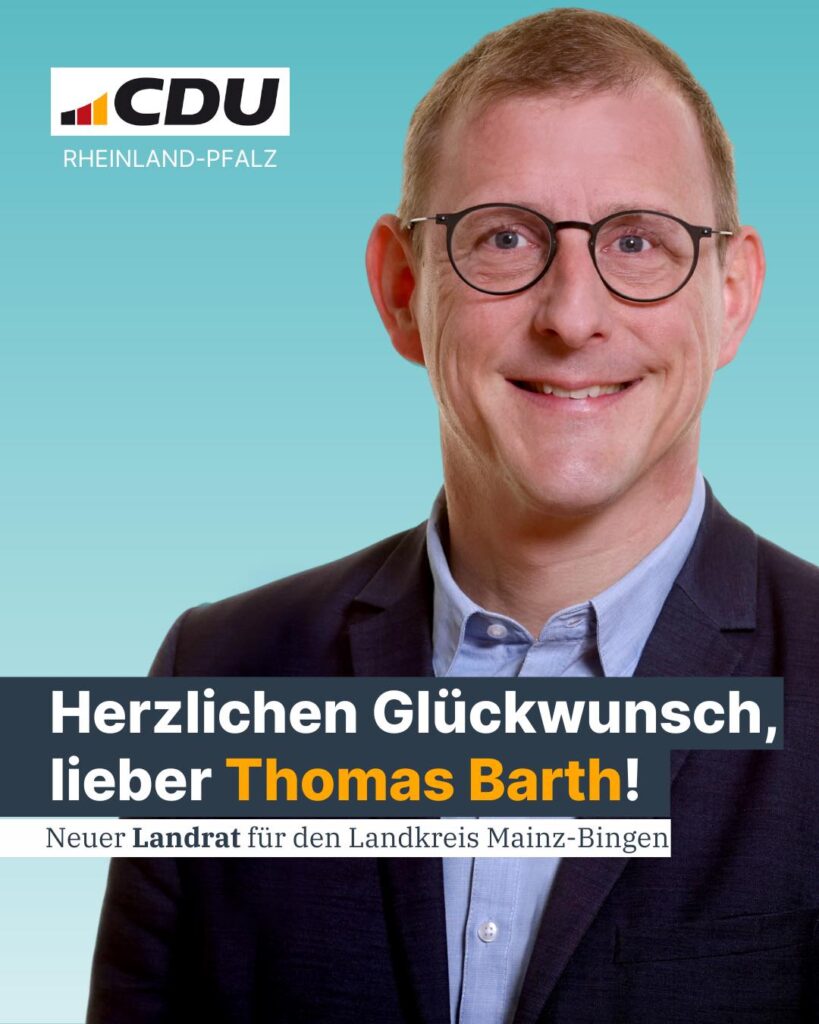 Herzlichen Glückwunsch an Thomas Barth